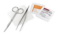 Suture Removal Tray With Iris Scissors, Tissue Forceps, Sterile