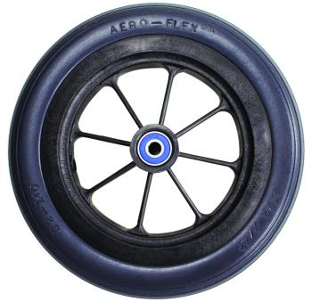 8 x 1-1/4 in. 8-Spoke Black Caster Wheel, 1.5: Hub Width