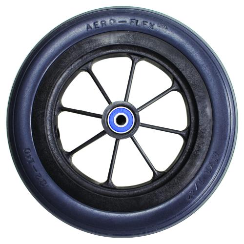 8 x 1-1/4 in. 8-Spoke Black Caster Wheel, 1.5: Hub Width