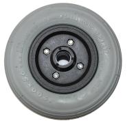 8" x 2" (200x50) Wheelchair Caster Wheel, Foam Filled Tire, 7/16" ID Bearing
