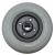 8" x 2" (200x50) Wheelchair Caster Wheel, Foam Filled Tire, 7/16" ID Bearing
