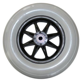 Pride 8 x 2 in. 8-Spoke Black Caster Wheel