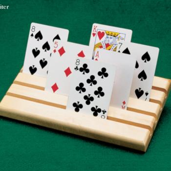 Slotted Adaptive Playing Card Holder