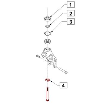 Quickie Bearing Kit for Multi Position Fork