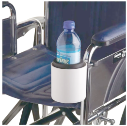  The Nearly Universal OH - Wheelchair Cup Holder : Health &  Household