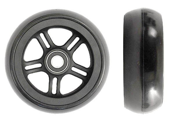 4 x 1.4 Tilite Composite Soft Roll Caster Wheel | 4 in Wheelchair ...