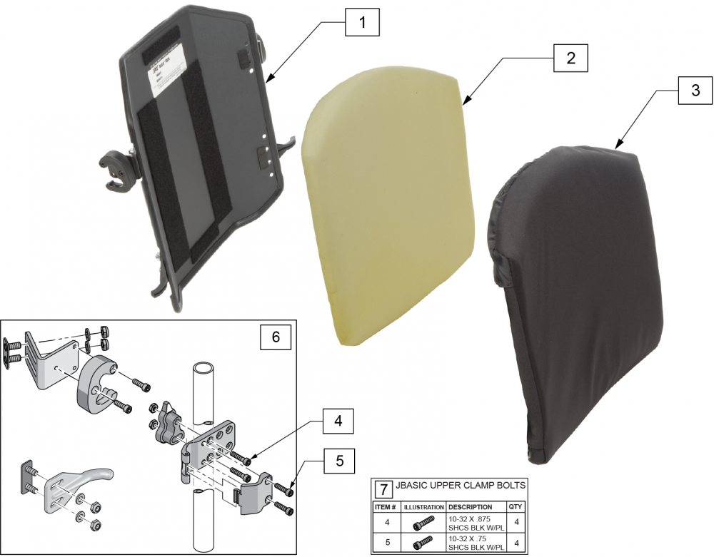 JAY Basic Back JAY Wheelchair Backs