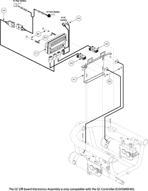 Electronics Tray Assembly - Gc, Off-board Charger parts diagram