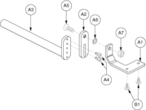 Joystick Mounting Bracket - Multi-axis, Vsi parts diagram