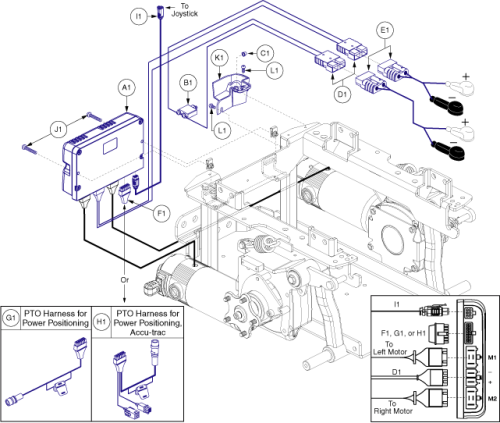 Edge 2.0 Q-logic 3 - Power Positioning & Static Seating parts diagram