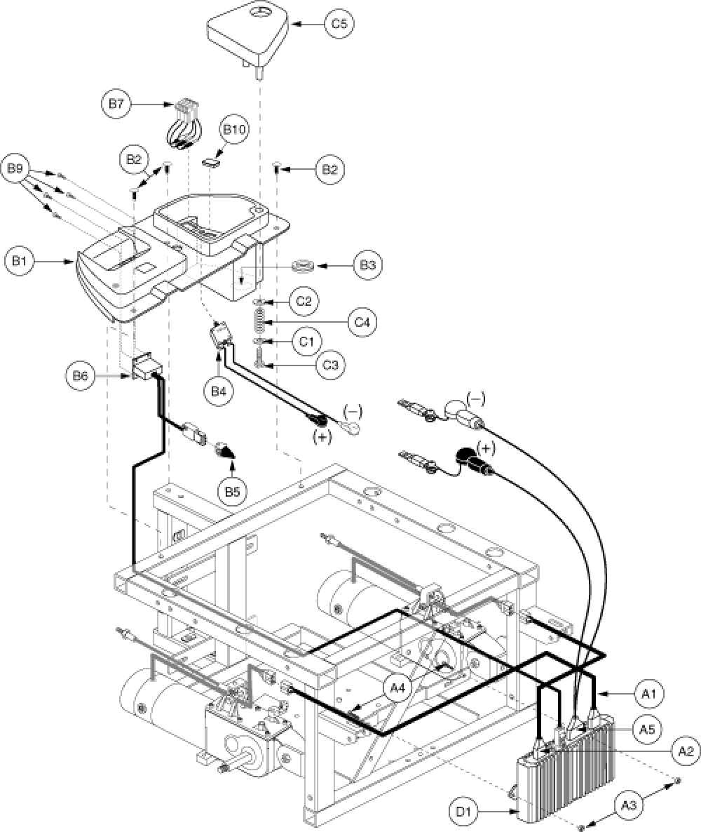 Utility Tray Assembly - Dynamic, Off-board parts diagram