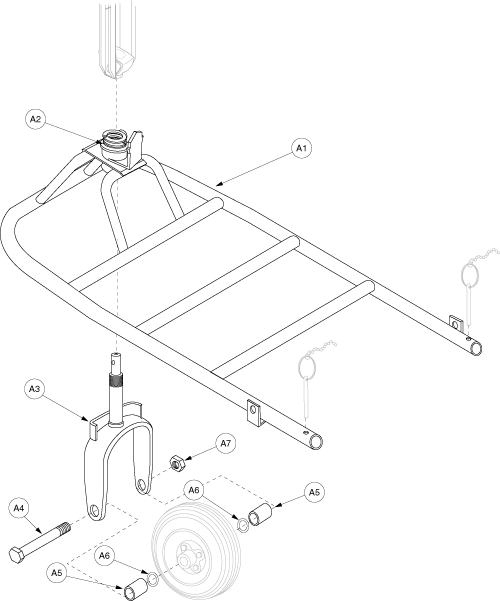 Frame Assembly - Front Gen. 2 parts diagram