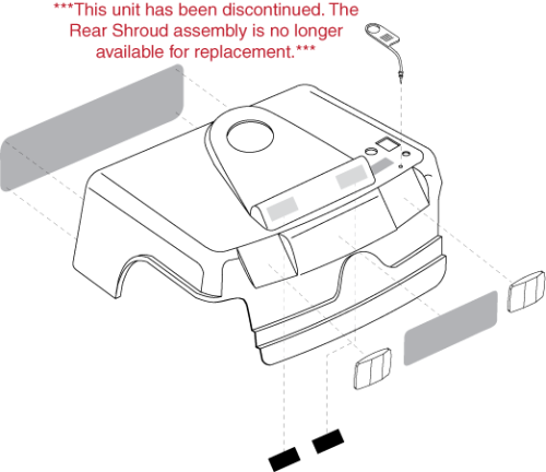 Shroud Assembly - Rear (gen. 2) parts diagram