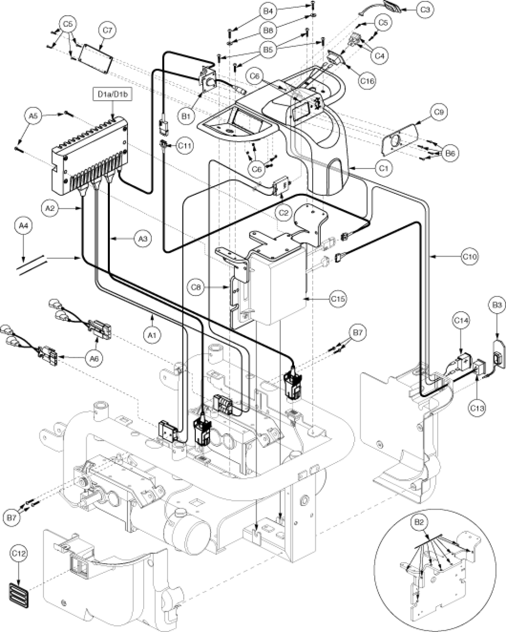 Remote Plus Tray, Domestic, Q1121, Eleasmb2985 parts diagram