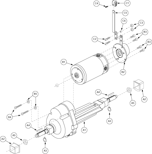 Drive Assembly - 6 Mph parts diagram