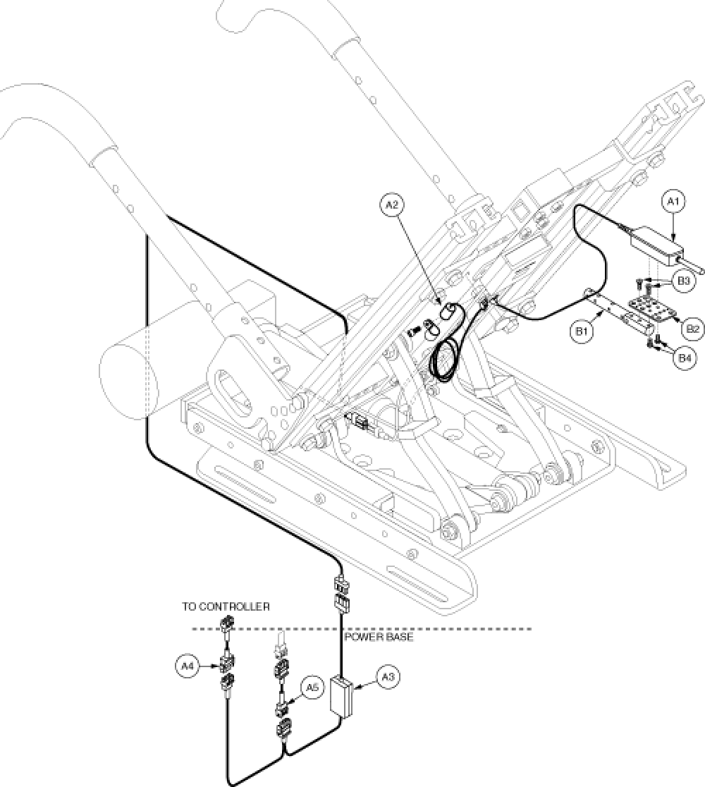 Pediatric Tilt Vsi Thru Dual Toggle 5039 parts diagram