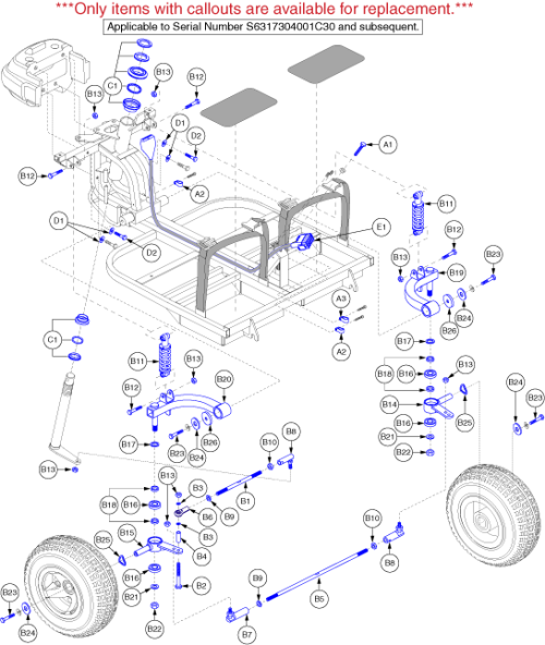 Frame Assembly - Front2 parts diagram