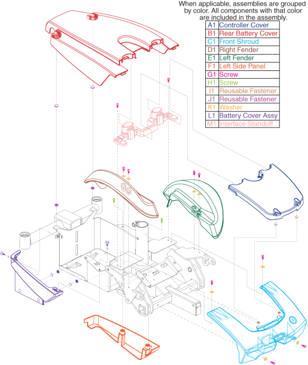 Shroud Assembly parts diagram