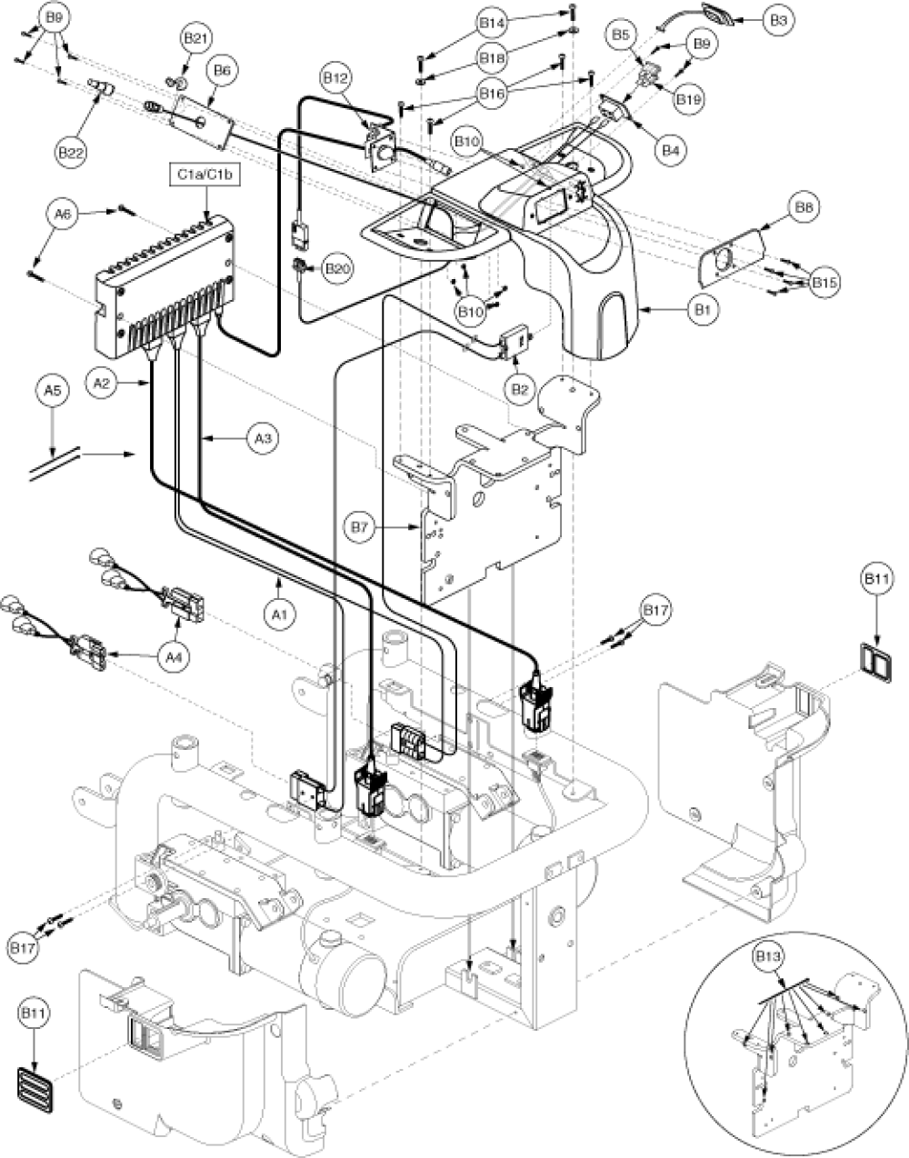 Q Remote Plus Tray, Offboard Charger, Quantum, Eleasmb4480 parts diagram
