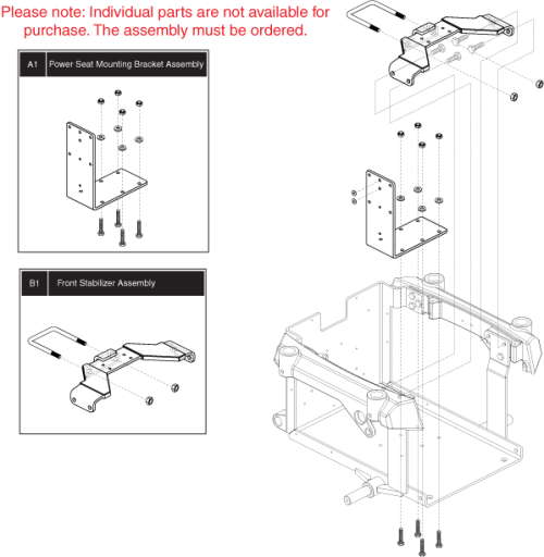 Wiring Loom - Power Seating parts diagram