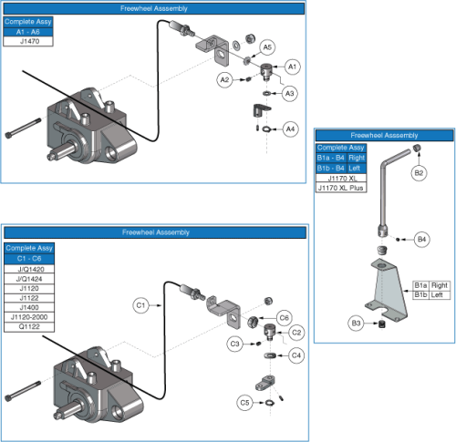 Freewheel Levers For E675 Hs Motor parts diagram