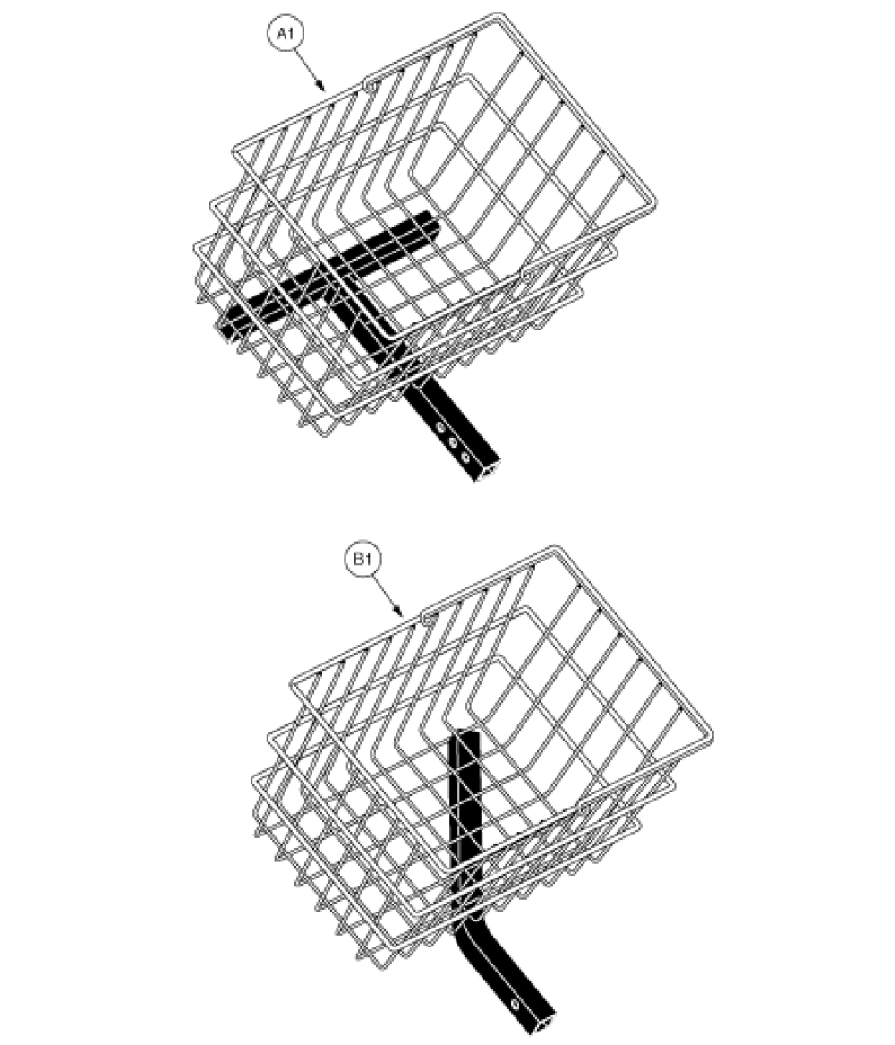 Rear Basket Assembly parts diagram