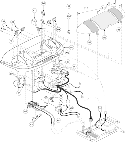 Electronics Assembly - Rear2 parts diagram