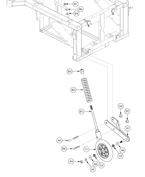 Anti-tip Assembly parts diagram