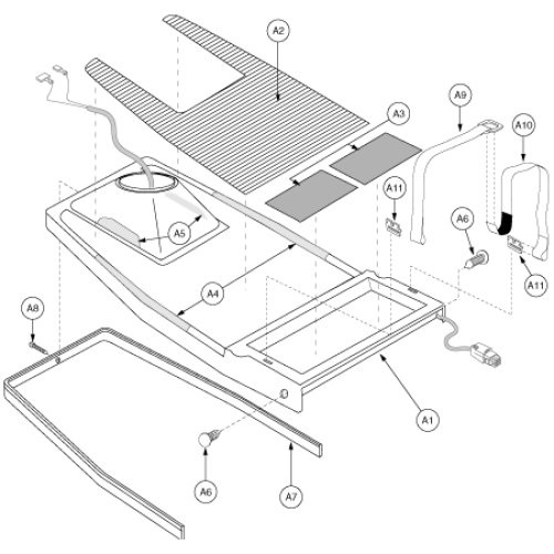 Shroud Assembly - Front 3 Wheel Gen 2 parts diagram
