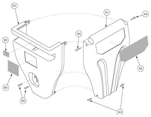 Shroud Assembly - Tiller Gen2 parts diagram