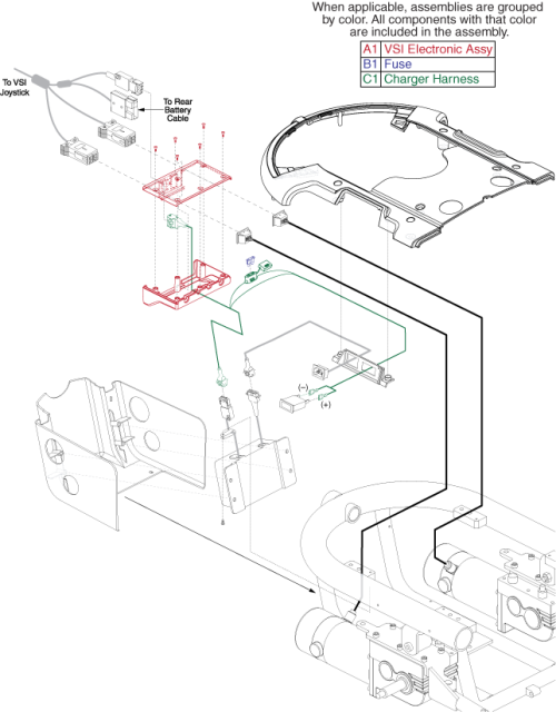 Electronics Tray Assembly - Vsi parts diagram