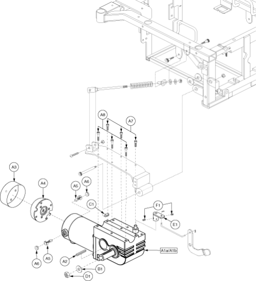 Motor Assembly parts diagram