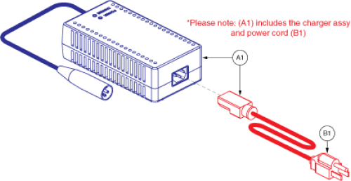 Off-board Charger - Domestic, 3-amp parts diagram