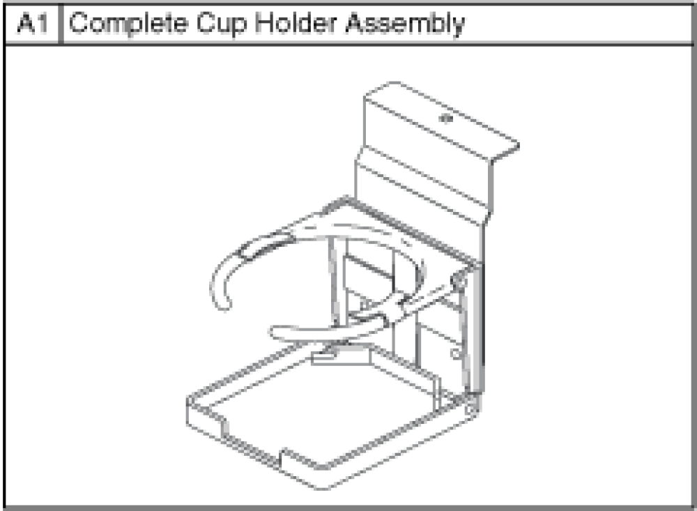 Cup Holder - C Style_molded Seat parts diagram