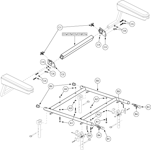Pinchless Hinge 16-24 parts diagram