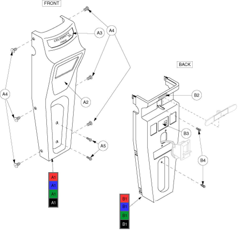 Shroud Assembly - Tiller Gen3 parts diagram