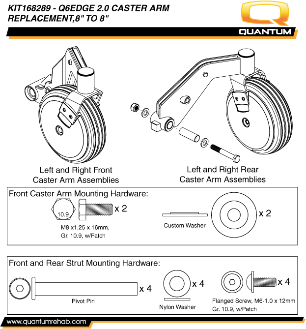 quantum edge 2.0 parts