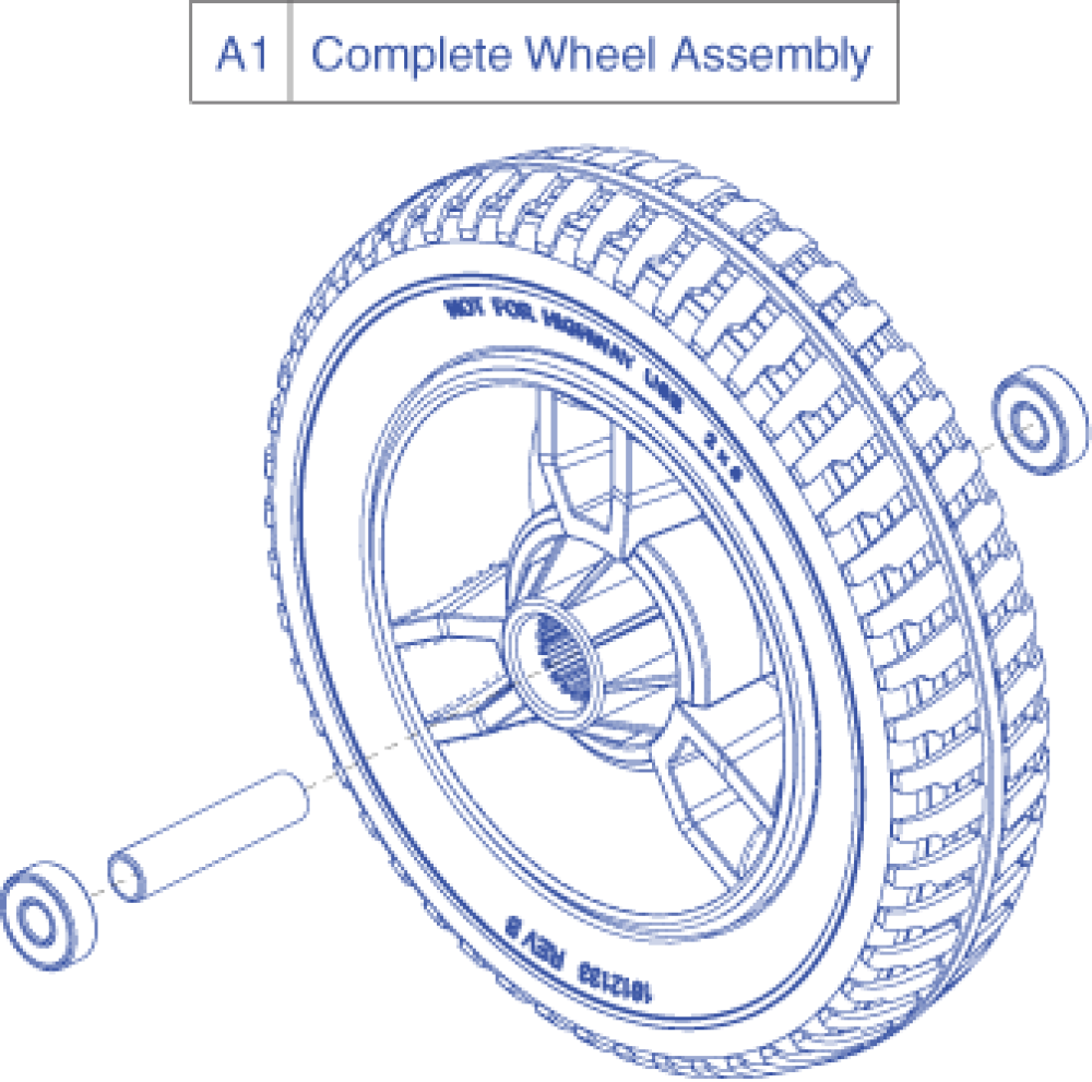 Front 3-wheel parts diagram