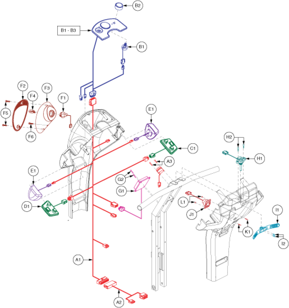 Electronics Assembly - Standard Console, Maxima V parts diagram
