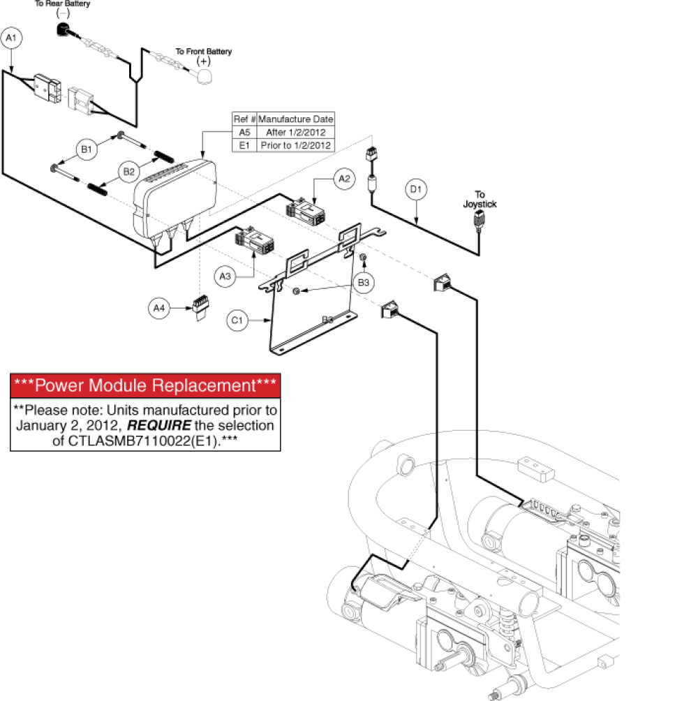 Electronics Assembly - Q-logic parts diagram