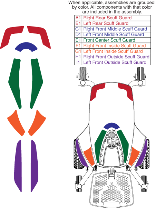 Scuff Guard Assembly parts diagram