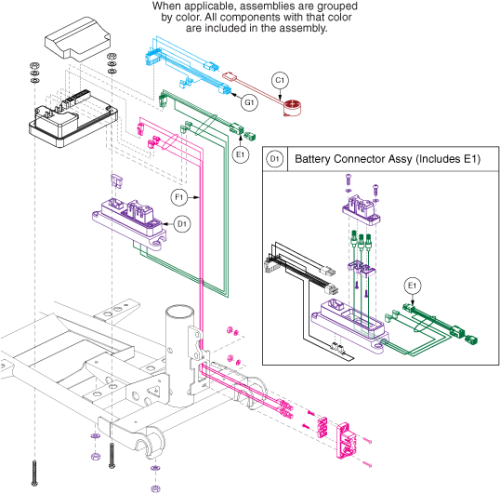 Elite Traveller - Controller, S Drive parts diagram