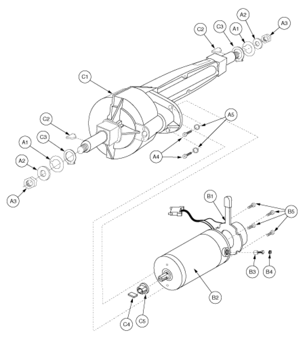 Drive Assembly - Gen1 parts diagram