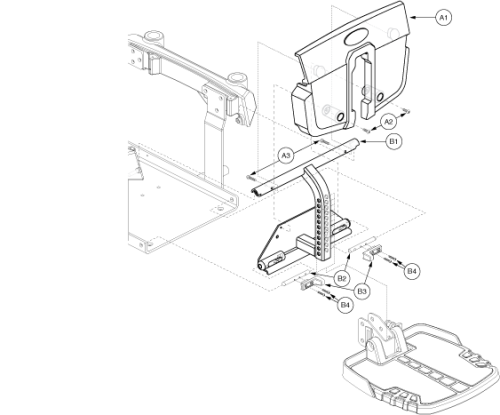 Foot Mounting Bracket - Standard parts diagram