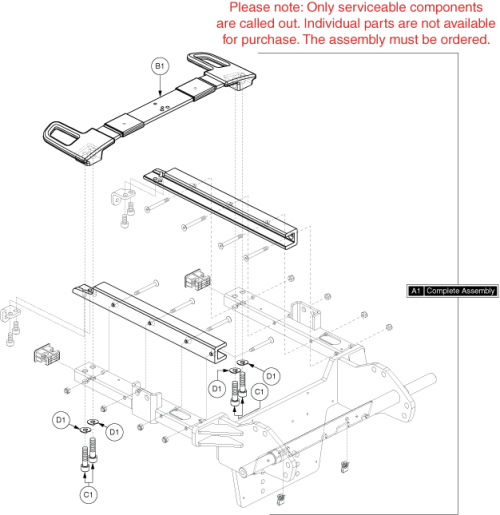 Main Frame Assy parts diagram