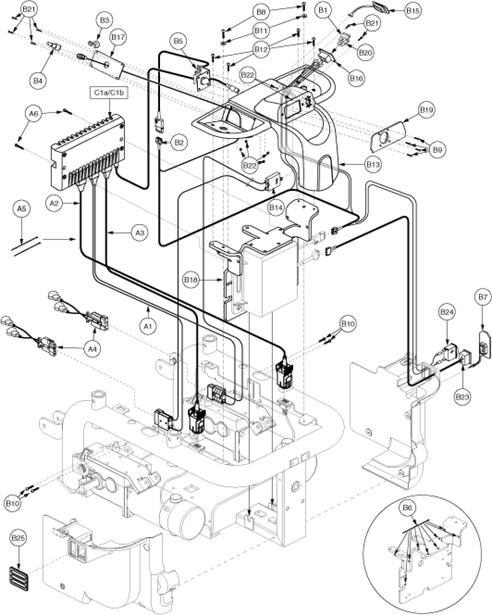 Remote Plus Tray, Quantum, Q1121,  Eleasmb4412 parts diagram