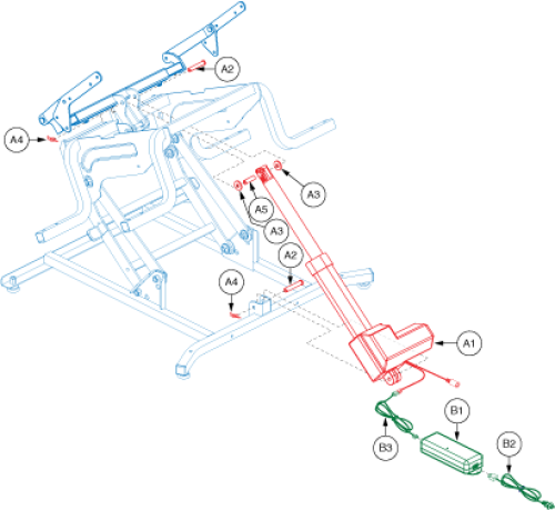Motor Assembly - Super Sagless parts diagram