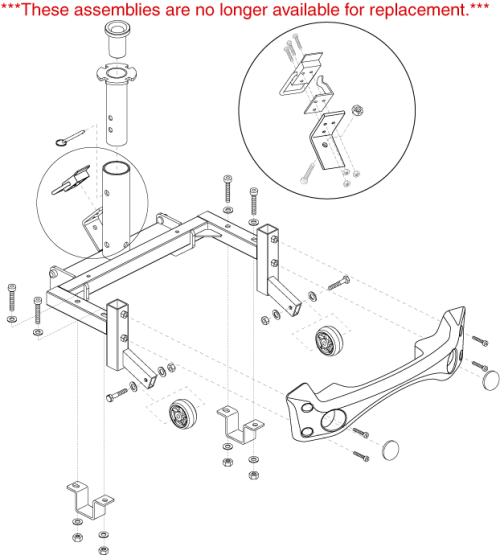 Frame Assembly - Rear (300lbs) parts diagram