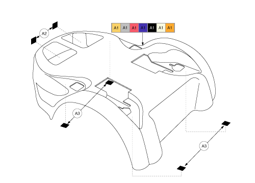 Shroud Assembly - Tru-balance Tilt parts diagram