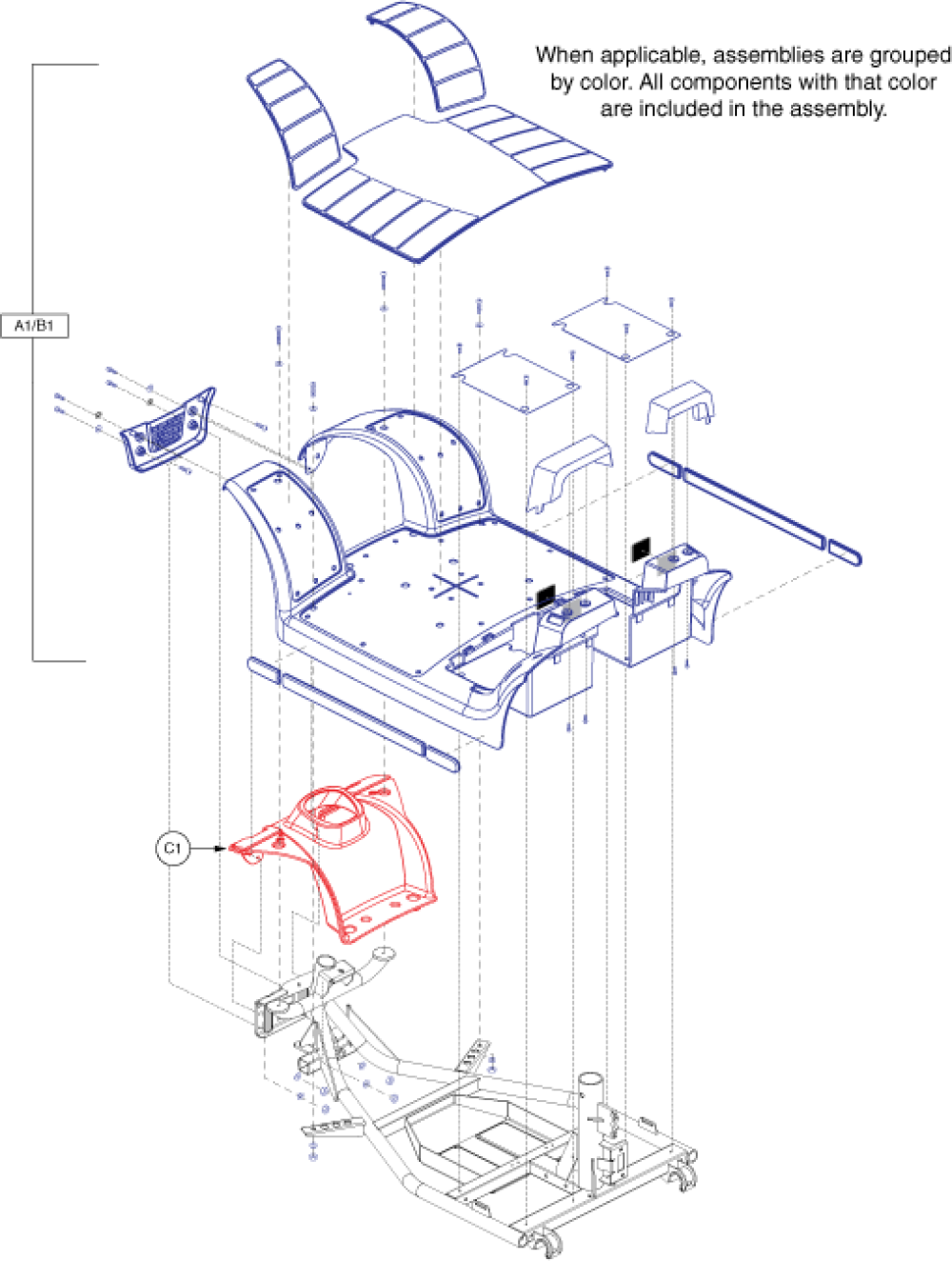 Shroud Assembly - Front 4-wheel 9.2 parts diagram